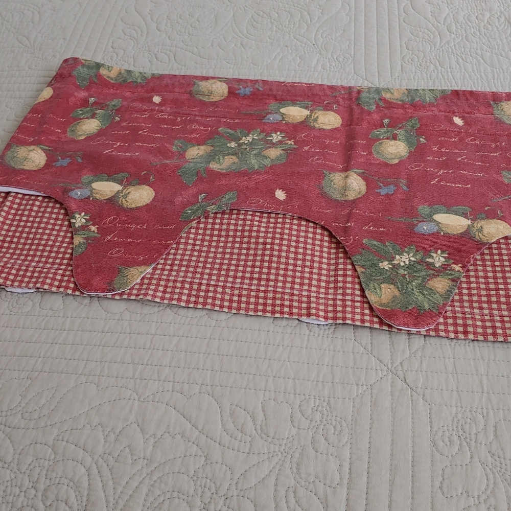 Waverly Window Balance - with Lemon on fabric 54 x 13 inches